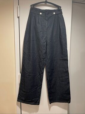 Zara’s Women Wide Leg Black denim Pants